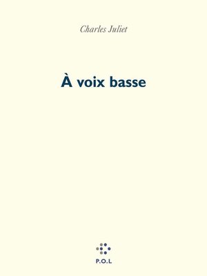 cover image of À voix basse